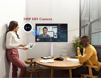 Tablet TV portabel, Monitor layar sentuh portabel dengan dudukan, TV pintar layar sentuh nirkabel, dioperasikan baterai 9000 MAh, 8 + 128GB