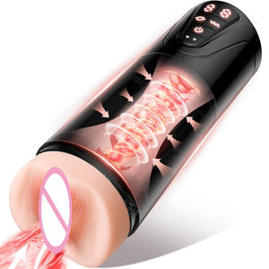 <span class=keywords><strong>Vibrator</strong></span> Vakum Hisap Elektrik 3D <span class=keywords><strong>Vagina</strong></span> Realistis untuk Pria, Alat Bantu Masturbasi Seks untuk Pria Solo - Product Image 1