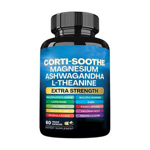 Corti-Soothe integratore cortisolo tutto in un magnesio glicinato Ashwagandha L-teanina <span class=keywords><strong>capsule</strong></span> - Product Image 1