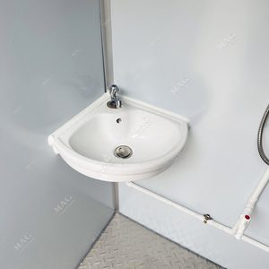 Toilette à chasse d'eau portable Toilette portable Toilettoilet Douche Toilette Mobile Portable Toilette Mag Mall Moderne pour Adultes - Product Image 2