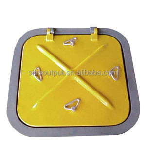 Couvre-<span class=keywords><strong>trappe</strong></span> étanche à l'eau et aux intempéries en aluminium Sinooutput, petit modèle en acier inoxydable, formes carrées et rondes, haute qualité - Product Image 2