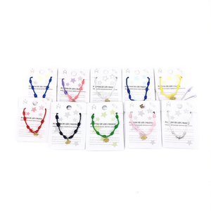 Pulsera <b>Gold</b> Rimmed Stainless Steel Seven Star Knot Bracelet Fashion <b>String</b> Bracelets 12PCS - Product Image 2