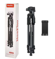 Trépied photo NeePho NP-8820 en aluminium extensible 150 cm avec système de verrouillage rapide, niveau à bulle et sac de transport portable pour appareils photo reflex numériques, smartphones et diffusion en direct