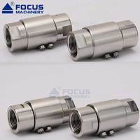 Raccord rotatif hydraulique à faible couple en acier inoxydable FBSP X FBSP 5MPa pour eau, huile et air, idéal pour les systèmes de levage incendie