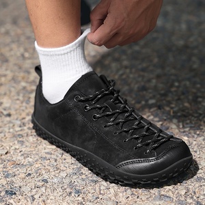 Zapatos Deportivos Unisex para <span class=keywords><strong>Senderismo</strong></span>, Estilo Alemán |   <span class=keywords><strong>Zapatillas</strong></span> de Deporte Impermeables Antideslizantes con Parte Superior de Cuero para Otoño, para Pies Anchos, Estilo Descalzo, Tallas Grandes - Product Image 2