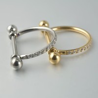 G23 Titanium Wholesale Conch Ring avec Micro Barbell Prix d'usine Pinces à tétons et Piercing Conch Frenum Loop Body Jewelry