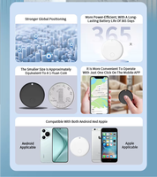 Traceur intelligent anti-perte compatible avec Apple Find My et Android Find Hub pour retrouver clés, bagages, sacs à dos, animaux de compagnie et enfants