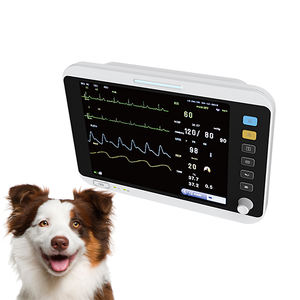 Ekg kalp hızı ölçer solunum kan oksijen kan basıncı ve vücut sıcaklığı makinesi için monitör - Product Image 2