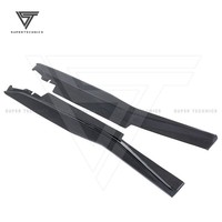 Jupes latérales en fibre de carbone de style A pour Chevrolet Corvette Z06 2013-2019