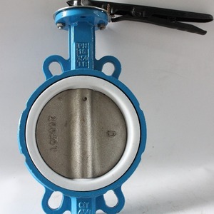 Vanne papillon Longyao Shuangyong D71F4-16Q en acier inoxydable 304, type sandwich, pour l'industrie chimique - Product Image 1
