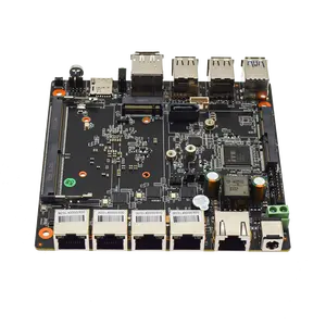 Intel 12th Gen Alder Lake-N N100 Industrial Mini ITX Single Motherboard With 4 LAN RJ45