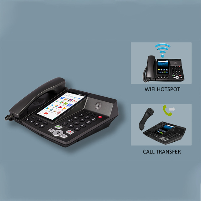 Smart Phone LTE 4G Fixed Wireless Landline Android 12 Deca Core 4G SIM Network Videophone Universal Elderly WIFI Video Mobile