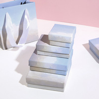 Logotipo personalizable, caja de joyería de nube de ventas, pendientes, anillos, juego literario, cantidad de descuento, pulsera, collar, caja de embalaje de joyería