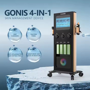 2025 más nuevo 4 1 Hydro Dermabrasion Oxygen Jet Peel Hydra Aqua Peeling Machine 1000W ABS para el cuidado de la piel facial limpieza Hydro Facial - Product Image 2