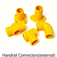 Connecteurs de main courante en PRV/FRP, raccords de tuyaux de main courante en fibre de verre, composants de joint de garde-corps anti-corrosion HC01