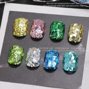 Cross-border <span class=keywords><strong>2022</strong></span> New Net Red Acrylic Nail Art Lentejuelas Gradient Glitter Mixed Light Jewelry Popping Powder Decoraciones al por mayor - Product Image 5