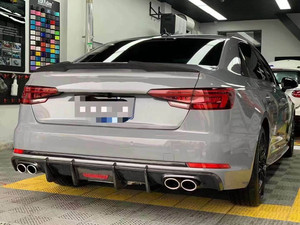 ตัวกระจายคาร์บอนไฟเบอร์แท้ลิปสำหรับรถ Audi A4L <span class=keywords><strong>S4</strong></span>รถเก๋ง<span class=keywords><strong>2020</strong></span> - Product Image 5