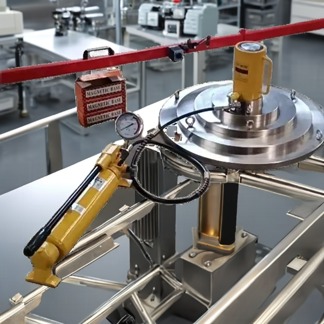 500kn  Plate Load Plate Bearing Tester ASTM BEARING PLATE TESTING EQUIPMENT