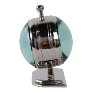 Orologio da Tavolo ELEVARRE in Metallo e Vetro, Design Classico con Numeri Romani per Casa e Ufficio - Product Image 3