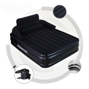 <span class=keywords><strong>Intex</strong></span> Vacuum Compress Self Camping Queen King Size Lit <span class=keywords><strong>gonflable</strong></span> <span class=keywords><strong>Matelas</strong></span> pneumatique avec pompe intégrée - Product Image 1