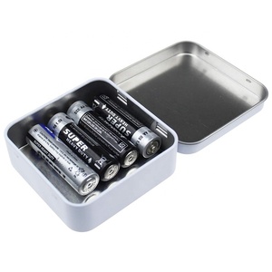 Vuông Kim Loại Rỗng Có Thể Hộ Gia Đình Lưu Trữ <span class=keywords><strong>Container</strong></span> Lưu Trữ <span class=keywords><strong>Mini</strong></span> Box Với Nắp Bản Lề Nhỏ Kim Loại Hộp Cookie Hộp Thiếc - Product Image 2