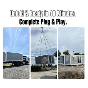 Casa Prefabbricata Espandibile 20ft 40ft, Moderna Casa Container Pieghevole <span class=keywords><strong>in</strong></span> <span class=keywords><strong>Vendita</strong></span>, Risparmio di Tempo - Product Image 4