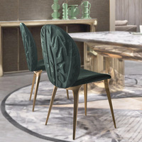 Chaises de salle à manger modernes, chaise de salle à manger de luxe en acier inoxydable pour meubles de réception de mariage d'hôtel à domicile
