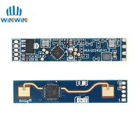 Hi-Link HLK-LD2410 LD2410B LD2410C 5V Mini FMCW 24G Modul Sensor Radar Status Kehadiran Manusia Cerdas Pemasangan SMD AITEWIN ROBOT