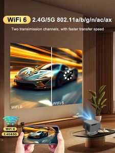 P20โปรโปรเจคเตอร์มินิโปร4K แอนดรอยด์13 5G WiFi6 <span class=keywords><strong>2</strong></span> + 16G ROM 1080P วิดีโอเกม LED Full HD โปรเจคเตอร์สมาร์ทพกพาสะดวก - Product Image 6