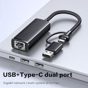 Adaptador USB a Ethernet 2 en 1 UGREEN, Adaptador <span class=keywords><strong>de</strong></span> Red <span class=keywords><strong>de</strong></span> <span class=keywords><strong>1000</strong></span> <span class=keywords><strong>Mbps</strong></span>, Adaptador <span class=keywords><strong>de</strong></span> <span class=keywords><strong>Internet</strong></span> LAN con Cable RJ45 para Computadora Portátil - Product Image 3