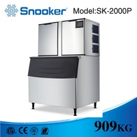 Snooker Top1 Manufacture Refroidisseur d'Air Split Commercial Machine à Glaçons Automatique Blocs de Glaçons Cubiques 500-1000kg en Chine