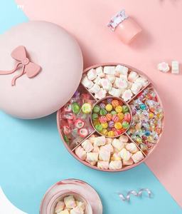 <strong>Candy</strong> Serving <strong>Tray</strong> with Lid with 5 Divided Compartment Container Reusable Plastic Fruit <strong>Tray</strong> with Cover - Product Image 5