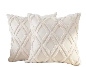 枕套编织波西米亚枕套18x18扔靠垫套中性流苏枕头装饰收集棉
