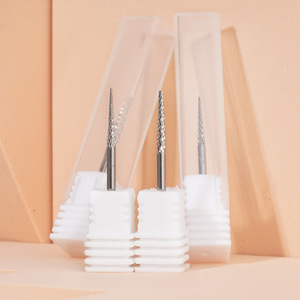 Foret professionnel en carbure non revêtu de 3/32 pouces pour acier inoxydable, grain F/M, pour ponceuse à ongles électrique - Product Image 4