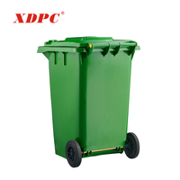 Vhxdpc — poubelle en plastique de 360 litres, pour extérieur et jardin