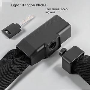 Antivol de vélo de haute qualité, <span class=keywords><strong>sangle</strong></span> antivol robuste <span class=keywords><strong>avec</strong></span> deux clés, antivol de vélo, antivol de moto, antivol multifonctionnel - Product Image 6