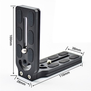 Soporte en <span class=keywords><strong>L</strong></span> Universal de Aleación de Aluminio para Cámara, Placa de Liberación Rápida en Forma de <span class=keywords><strong>L</strong></span> para Cabezal de Trípode de Cámara DSLR - Product Image 3