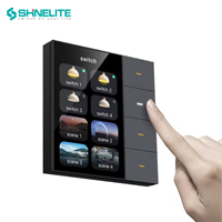 Interrupteur intelligent Shinelite à livraison rapide, prend en charge 4 lumières et 4 rideaux, interrupteurs Zigbee, écran tactile, système d'automatisation domestique