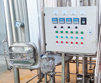 Vente chaude 3 navires 500lt 600lt 800lt 1000lt système de brassage de bière artisanat meilleur équipement de brassage de bière pour brasserie