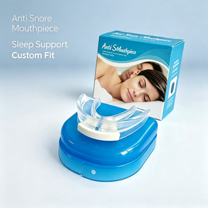Protège-dents sur mesure anti-ronflement, dispositif réutilisable pour le bruxisme nocturne, améliore la respiration et le sommeil - Product Image 1