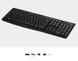 Neue Logi Tech K270 Kabellose Tastatur Unifying (2,4 GHz) für Desktop und Laptop - Product Image 3