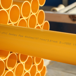 Tuyau en mousse PVC orange DrainPro 160 mm, longueur 6 m, épaisseur 3 mm, raccordement par solvant, marque Goldfinch, pour drainage à haut débit - Product Image 3