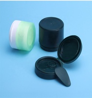 Bocaux en plastique PP personnalisés de 100 ml/200 ml avec bouchon à clapet, recyclables, vides, pour crème pour le visage et crème pour les yeux, soins de la peau
