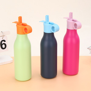 กระบอกน้ำกีฬาแบบพกพา ปราศจากสาร BPA ขนาด 550 มล. ผนังสองชั้นสุญญากาศ สแตนเลส เก็บอุณหภูมิได้นาน 12-24 ชั่วโมง เป็นมิตรกับสิ่งแวดล้อม - Product Image 5