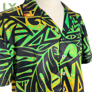 Chemise à manches courtes de style <span class=keywords><strong>Tropical</strong></span>, design hawaïen, motif tribal - Product Image 3