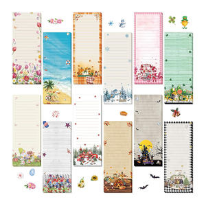 สติกเกอร์แม่เหล็กแบบนุ่มลายดอกไม้ติดตู้เย็น  แบบลอกออกได้ ใช้สำหรับติดสมุดโน้ต  รายการช็อปปิ้ง  หรือวางแผนงาน (สามารถปรับแต่งได้) - Product Image 5