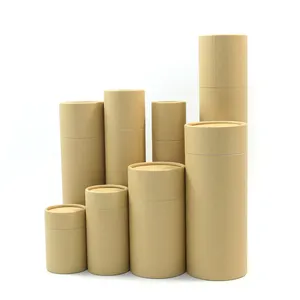 Zhejiang Wenzhou brown Paper gift Tube underwear Products reusable textile paper tube for lingerie kids Clothing