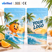 Sachet Doypack Personnalisé Imprimé Dessin Animé, Écologique, Qualité Alimentaire, Épais, Résistant à l'Humidité, pour Stockage de Poudres et Snacks, Vente au Détail