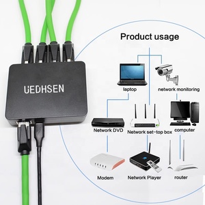 Nhà Máy tốc độ cao Gigabit RJ45 Network Adapter 1 để <span class=keywords><strong>4</strong></span> Splitter chuyển đổi 8P8C <span class=keywords><strong>Ethernet</strong></span> Extender cắm nối phụ kiện - Product Image 3