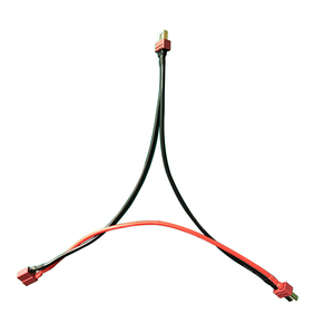 Spedizione DDP: Connettore a T Maschio e Femmina Amass AM1015 con Cavo in Silicone a Y da 12CM 14AWG per Aeromobili Telecomandati - Product Image 1
